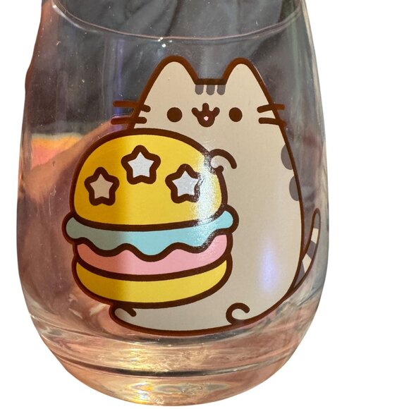 Pusheen Box Exclusive Stemless Shatterproof Glasses Set of 2 Winter 2020 NIB NWT - Picture 3 of 10